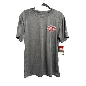 BSN Sports Phenom SS Tee Mens Small Gray Wisconsin Football Coaches Association